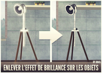 [Tuto] Enlever l’effet de brillance sur les objets