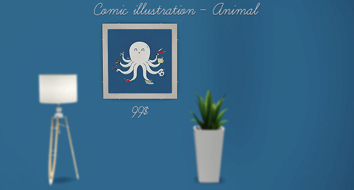 Comic illustration – Animal