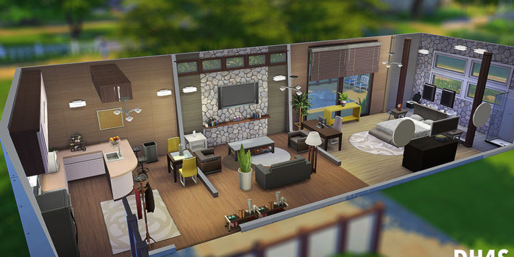 Pièce tout-en-un : Wood & Modernity