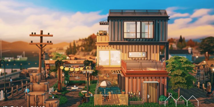 DH4S-Download-house-for-sims-dock-container-eco-house-1